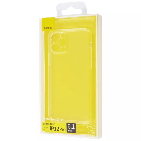 Чехол Baseus Simple для Iphone 12 Pro Прозрачный 61066