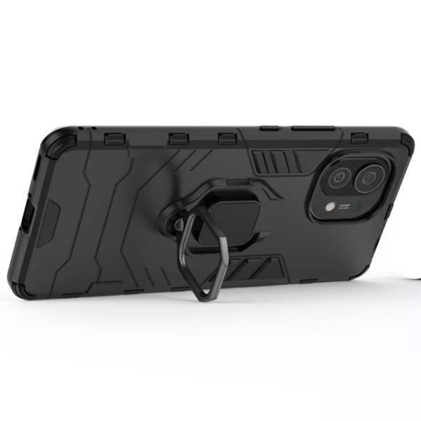 Протиударний чохол Transforme Ring для Xiaomi Mi 11 Lite / 11 Lite 5G NE Чорний / Black 60722
