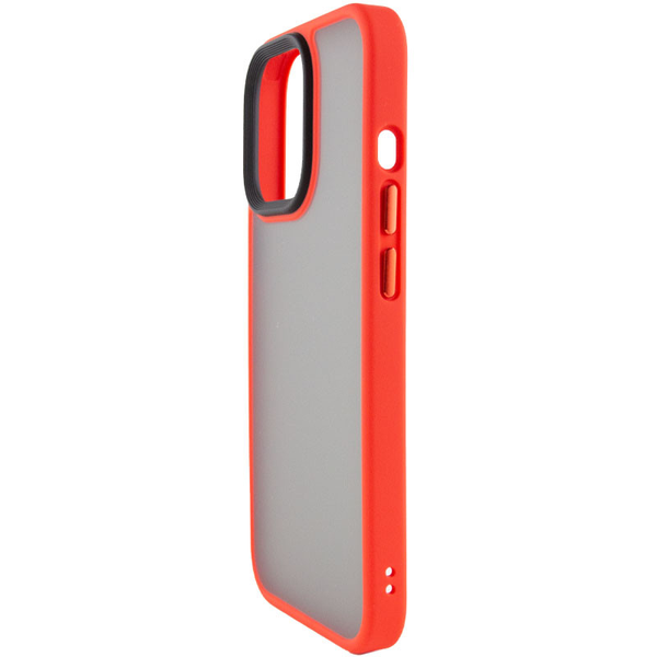 Чехол Metal Buttons для Iphone 14 Pro Max Красный 69025