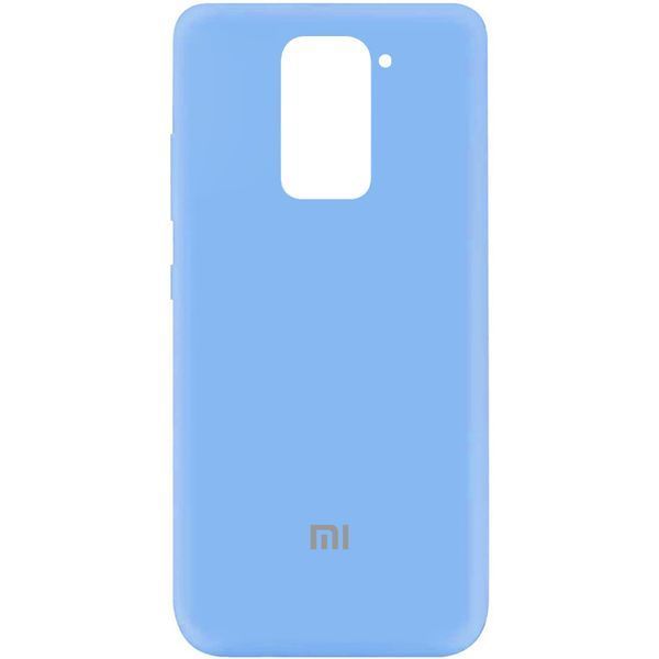 Чехол Silicone Cover A для Xiaomi Redmi Note 9 / Redmi 10X Голубой / Sky Blue 43240