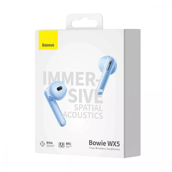 Бездротові навушники Baseus Bowie WX5 TWS Blue 84929