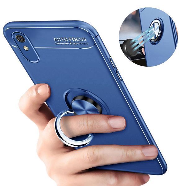 Чохол Din Color Magnet Ring для Xiaomi Redmi 9A Синій 46113
