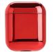 Чехол Electroplate PC Cover Case для Apple Airpods Red 38920