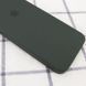 Чохол Silicone Case Square для Iphone 7 / 8 / SE 2020 Зелений / Black Green 57004 2