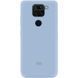 Чехол Silicone Cover A для Xiaomi Redmi Note 9 / Redmi 10X Голубой / Sky Blue 43240 1