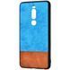 Чохол New Textile Case для Meizu M8 Note / Note 8 Blue brown 43458