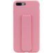 Чохол Silicone Hand Holder для Iphone 7 Plus / 8 Plus Рожевий / Pink 57107 1