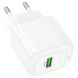 Мережевий зарядний пристрій HOCO CS52A QC3.0 1USB 18W+кабель USB to MicroUSB White 88440 2