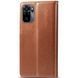 Чохол-книжка ETMA Gelan для Xiaomi Redmi Note 10 / Note 10s / Poco M5s Коричневий 54530 2