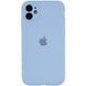 Чехол Silicone Case с защитой камеры для Iphone 12 Голубой / Lilac Blue 52989 1
