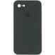 Чохол Silicone Case Square для Iphone 7 / 8 / SE 2020 Зелений / Black Green 57004 1