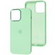 Чохол Silicone Case Metal для Iphone 13 Зелений / Pistachio 80599
