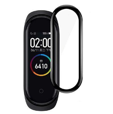 Защитное стекло Soft для Xiaomi Mi Band 4 Black 42782