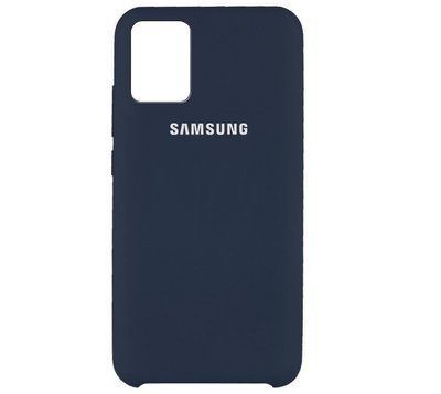 Чехол Silicone Case для Samsung Galaxy A71 Синий / Midnight blue 57929