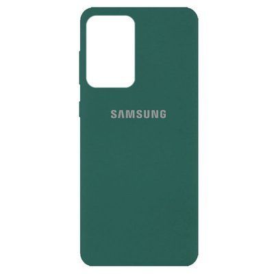 Чохол Silicone Cover для Samsung Galaxy A72 Зелений / Pine green 54788