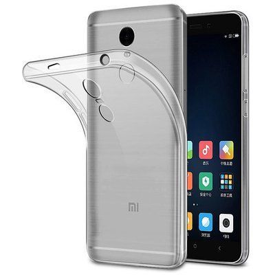 Чехол Stez для Xiaomi Redmi Note 4 Mediatek Прозрачный 52485
