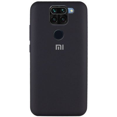 Чохол Silicone Cover для Xiaomi Redmi Note 9 / Redmi 10X Чорний / Black 53390