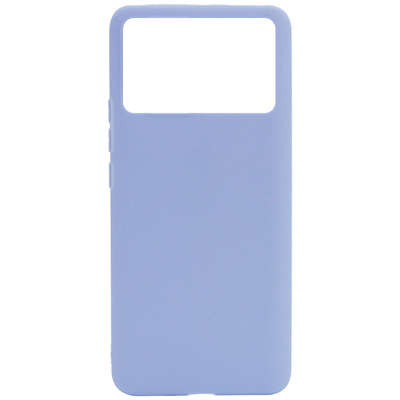 Чехол Matte для Xiaomi Poco X4 Pro 5G Голубой / Lilac Blue 66265