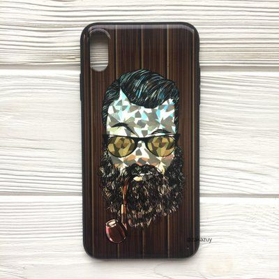 Чехол BARBER для Iphone X / XS с люлькой темный 35284