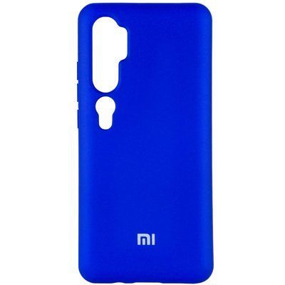 Чохол Silicone Cover A для Xiaomi Mi Note 10 / 10 Pro Синій / Navy 45463
