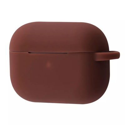 Чохол Silicone Shock-proof з карабіном для Apple Airpods Pro Brown 60827