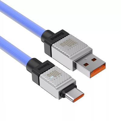Кабель Baseus CoolPlay USB to Type-C 100W 1m Blue 83102