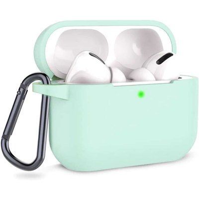 Чохол Silicone Case з карабіном для Apple Airpods Pro Mint 38365