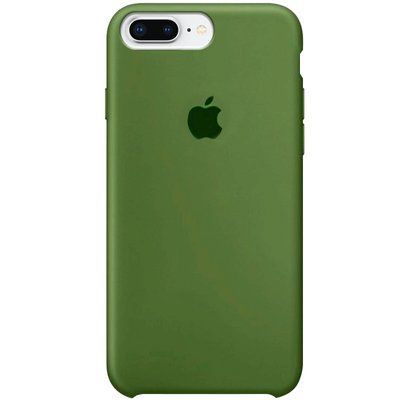 Чехол Silicone Case для Iphone 7 Plus / 8 Plus Зеленый / Army green 47640