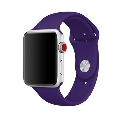 Ремешок Silicone для Apple Watch 42/44/45/49 mm Фиолетовый / Ultra Violet 50594