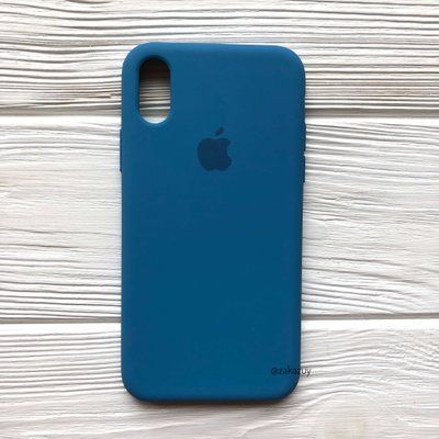 Чехол Silicone Case для Iphone X / XS Ultra Azure 33483