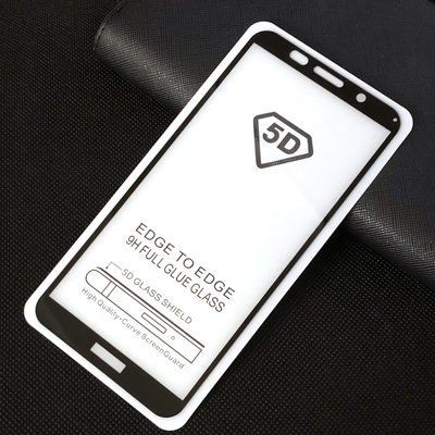 Защитное стекло Full Glue для Huawei Y5 / Y5 Prime 2018 / Honor 7A Black 35708