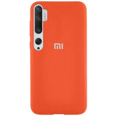 Чохол Silicone Cover для Xiaomi Mi Note 10 / Mi Note 10 Pro Помаранчевий / Orange 38496