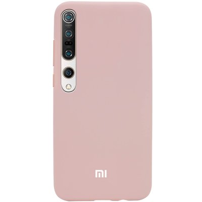 Чохол Silicone Cover для Xiaomi Mi 10 / Mi 10 Pro Рожевий / Pink Sand 41497