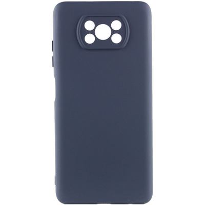 Чехол Silicone Lakshmi A Full Camera для Xiaomi Poco X3 NFC / Poco X3 Pro Синий / Midnight Blue 66568
