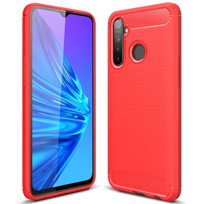 Чехол Slim для Realme 5 Pro Красный 41154