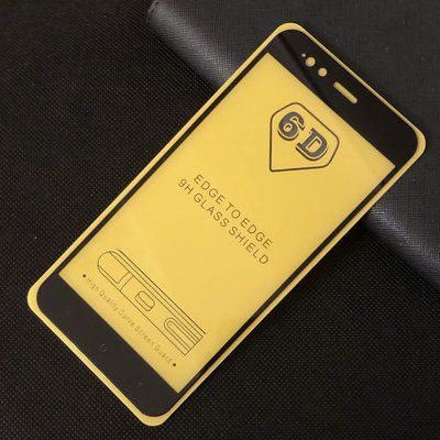Захисне скло 6D Full для Xiaomi Mi 5x / Mi A1 Black 36118