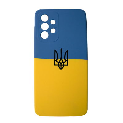 Чохол патріотичний Silicone Case для Samsung Galaxy A33 5G Прапор України 68780