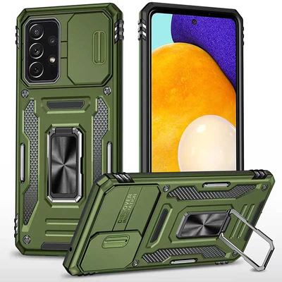 Протиударний чохол Camsh Army Ring для Samsung Galaxy A23 Оливковий / Army Green 65866