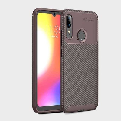 Чохол Kaisy Сarbon для Motorola Moto E6 Plus Brown 56613