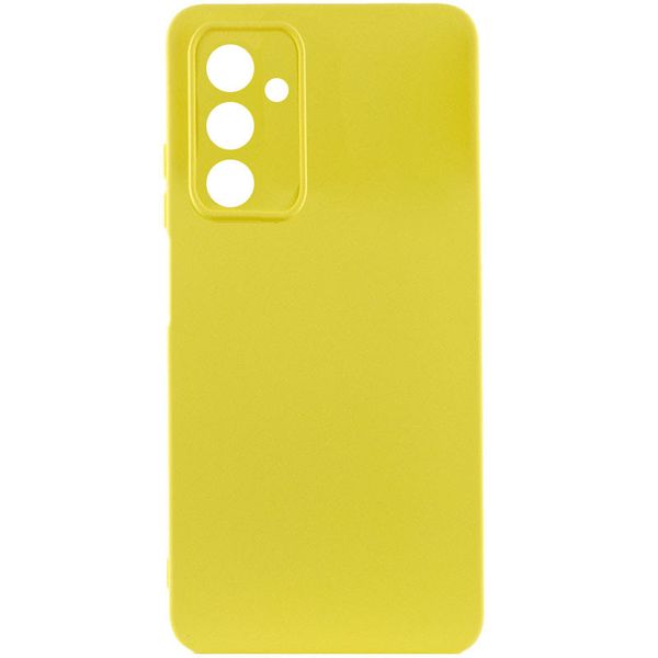 Чохол Silicone Lakshmi Full Camera для Samsung Galaxy M34 5G Жовтий / Flash