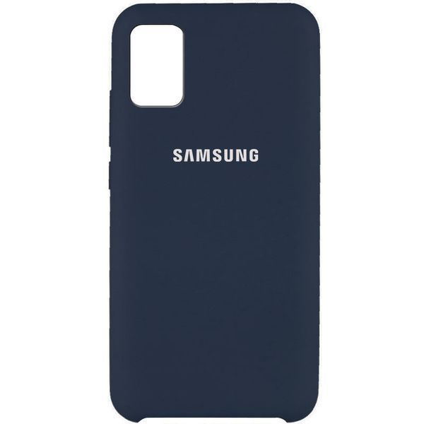 Чохол Silicone Case для Samsung Galaxy A71 Синій / Midnight blue 57929