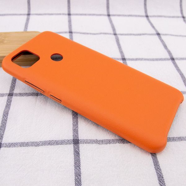 Защитный чехол Leather Case для Xiaomi Redmi 9C / Redmi 10A Оранжевый 48104