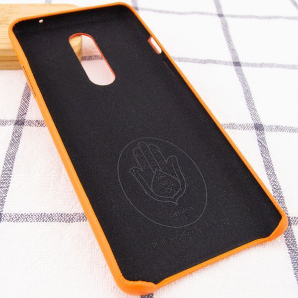 Захисний чохол Leather Case для OnePlus 8 Помаранчевий 48050