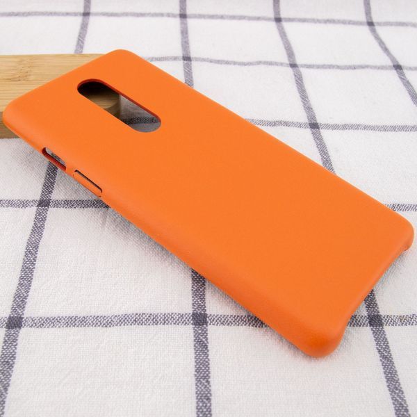 Захисний чохол Leather Case для OnePlus 8 Помаранчевий 48050