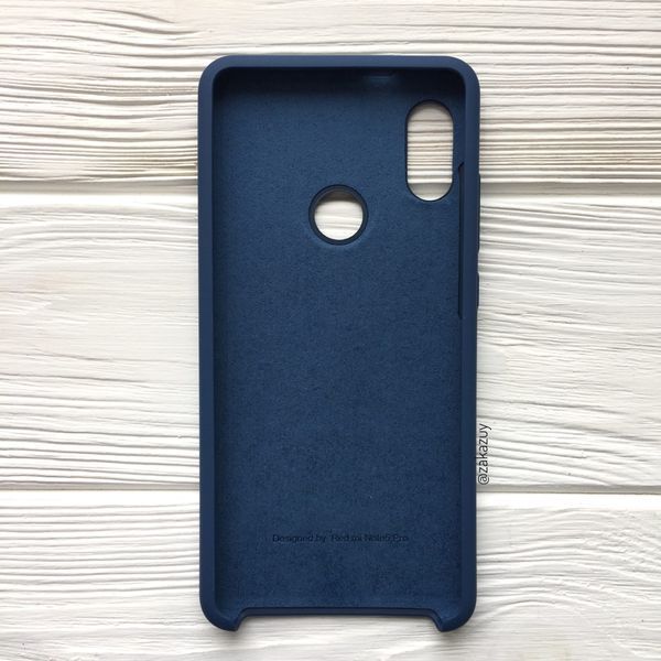 Чехол Silicone Case для Xiaomi Redmi Note 5 / 5 Pro Синий 32782