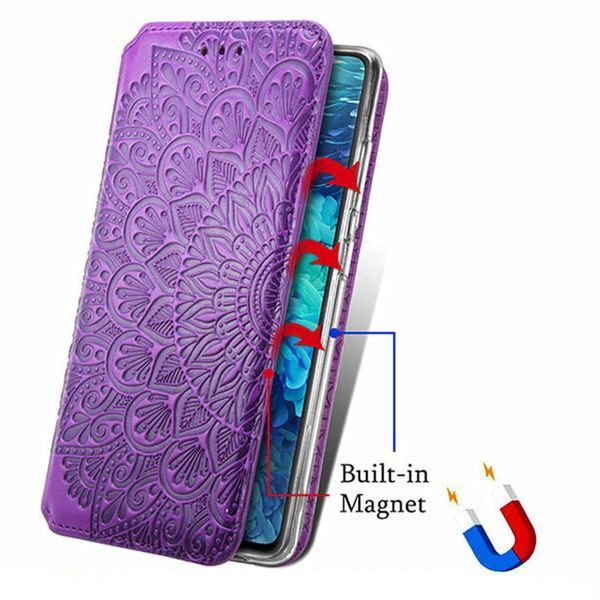 Чохол-книжка ETMA Mandal для Samsung Galaxy M31s Фіолетовий 50095