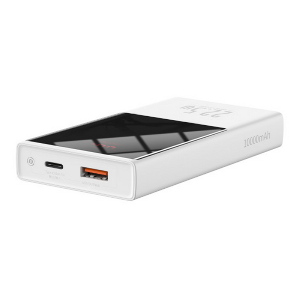 Внешний аккумулятор Baseus Super Mini Digital Display 10000mAh 22.5W PD3.0+QC3.0 White 59582