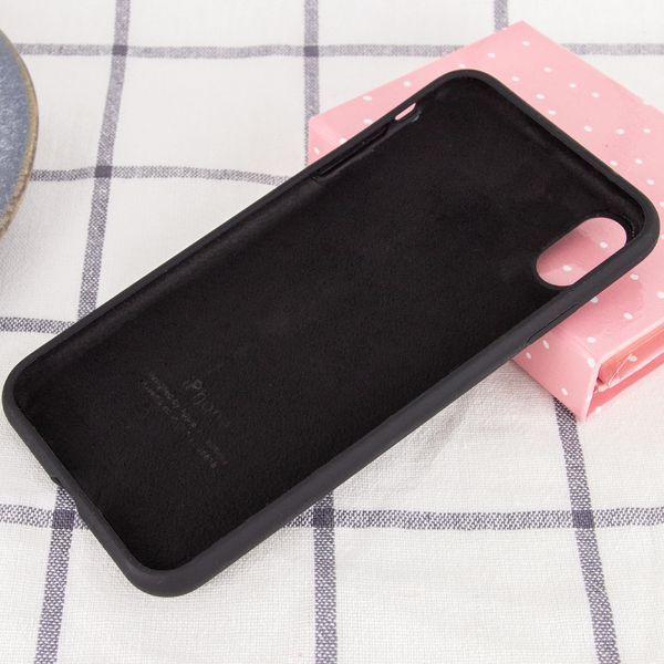 Чехол Silicone Case для Iphone X / XS Черный / Black 48545