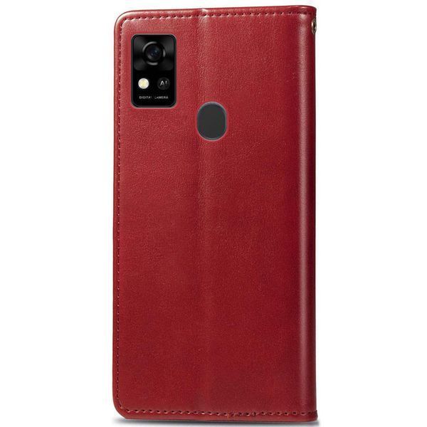 Чехол-книжка ETMA Gelan для ZTE Blade A31 Красный 59691