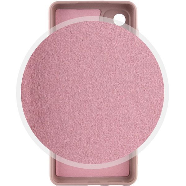 Чехол Silicone Cover Lakshmi AAA Full для Samsung Galaxy A24 Розовый / Pink Sand 70430
